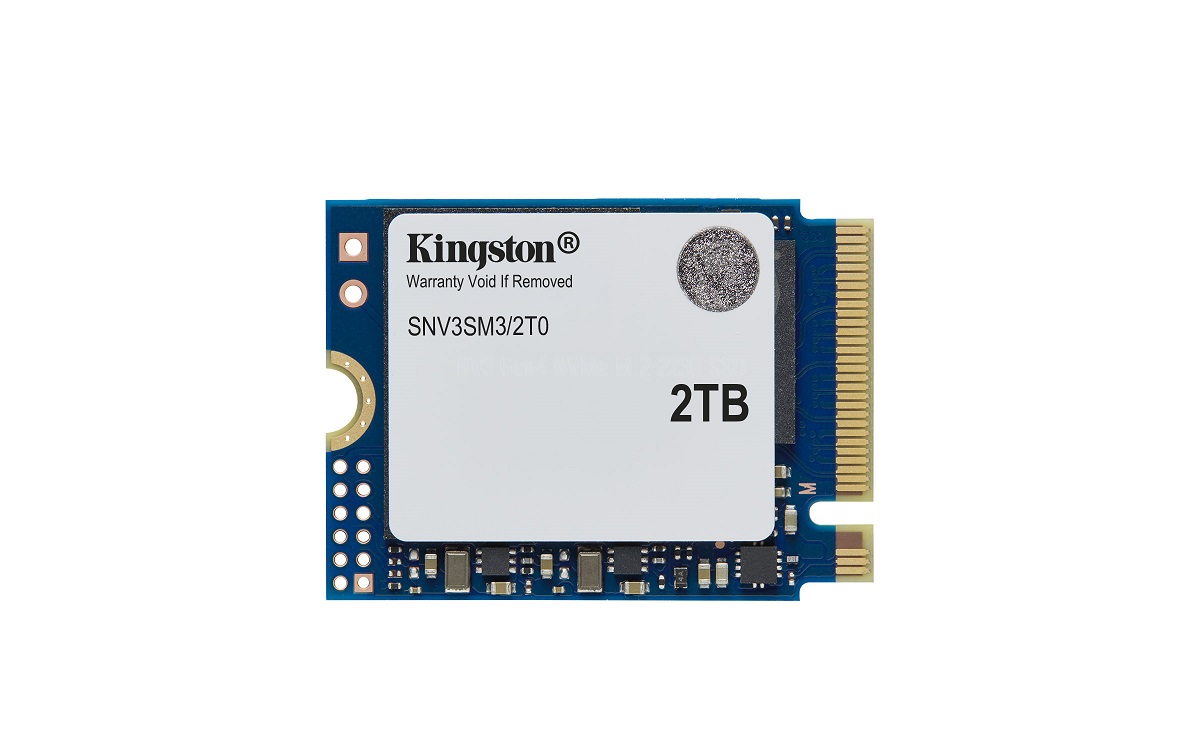 A Kingston új formátummal bővíti NV3 PCIe 4.0 NVMe SSD-i választékát