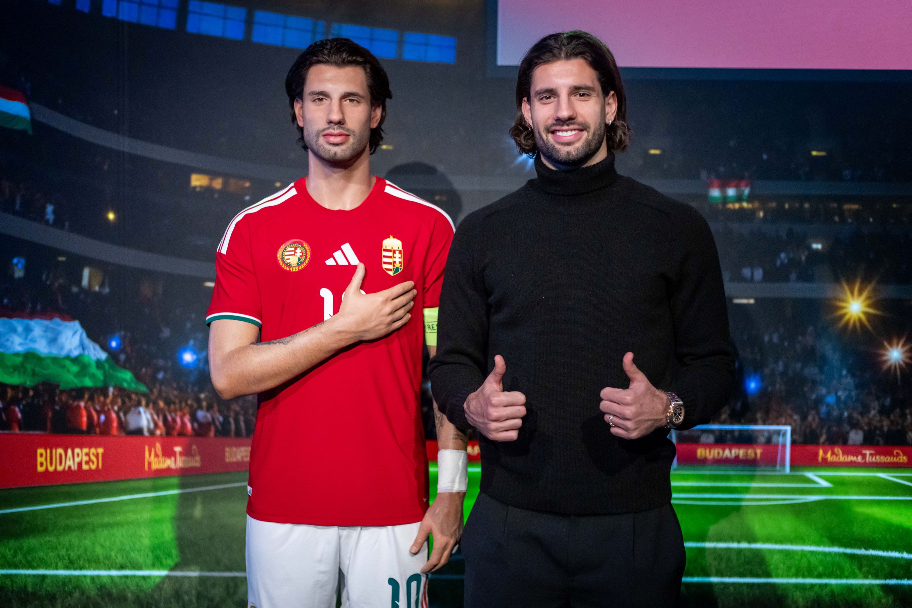 Átadták Szoboszlai Dominik viaszfiguráját a Madame Tussauds Budapest produkcióban
