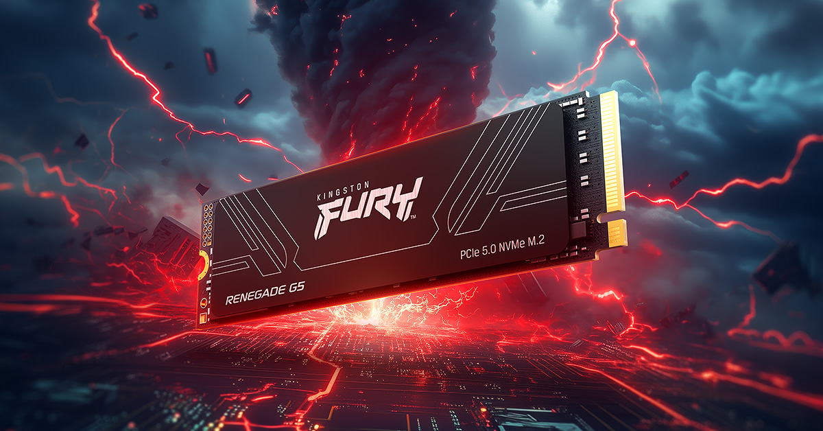 A Kingston FURY piacra dobta nagy teljesítményű PCIe 5.0 NVMe SSD-jét